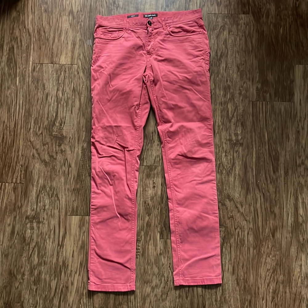 Michael Kors Slim Fit Chino Pants 32 x 34 red/salmon color